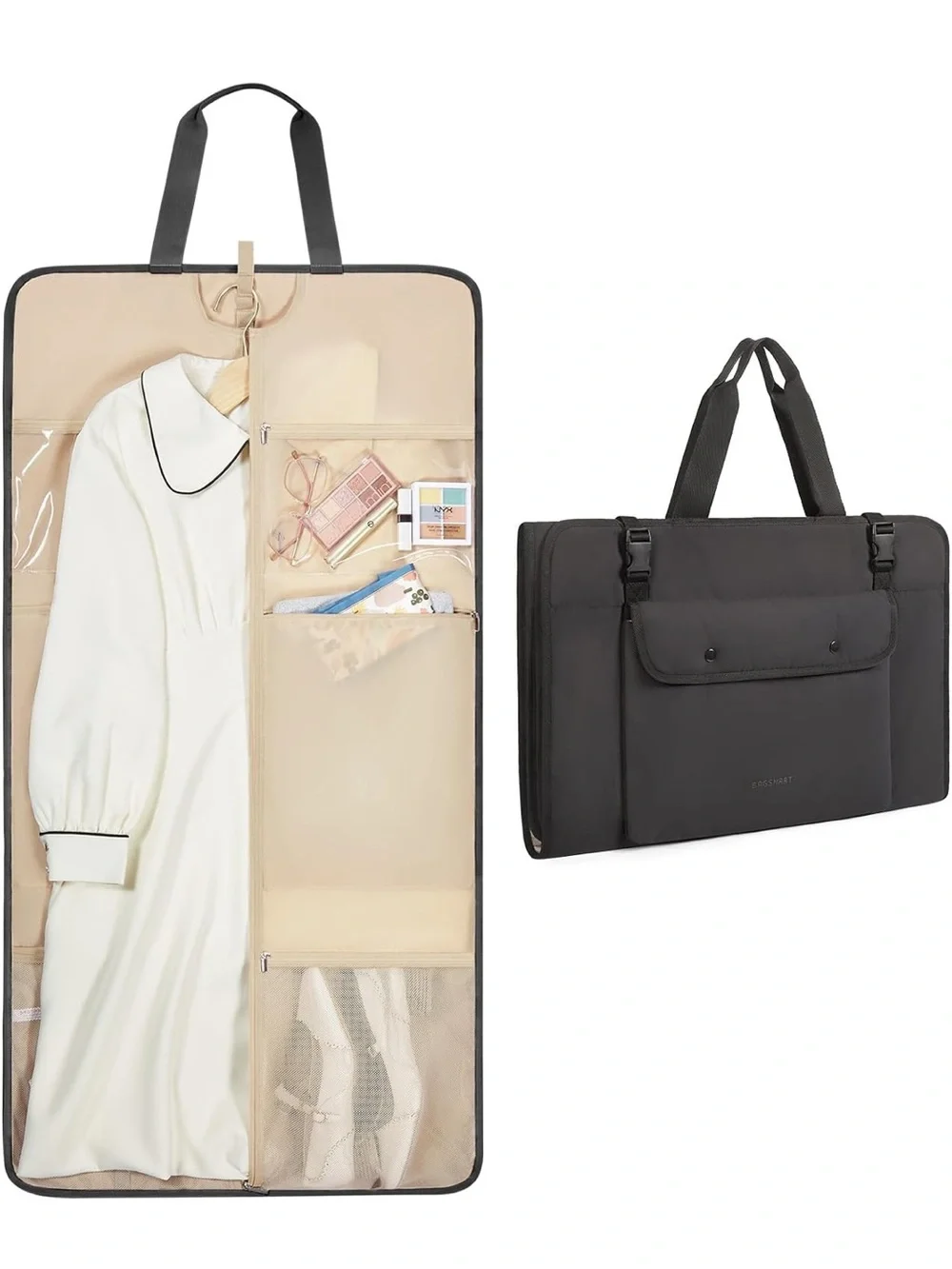 BAGSMART taupe travel Garment Storage Bag - Dustproof Organizer